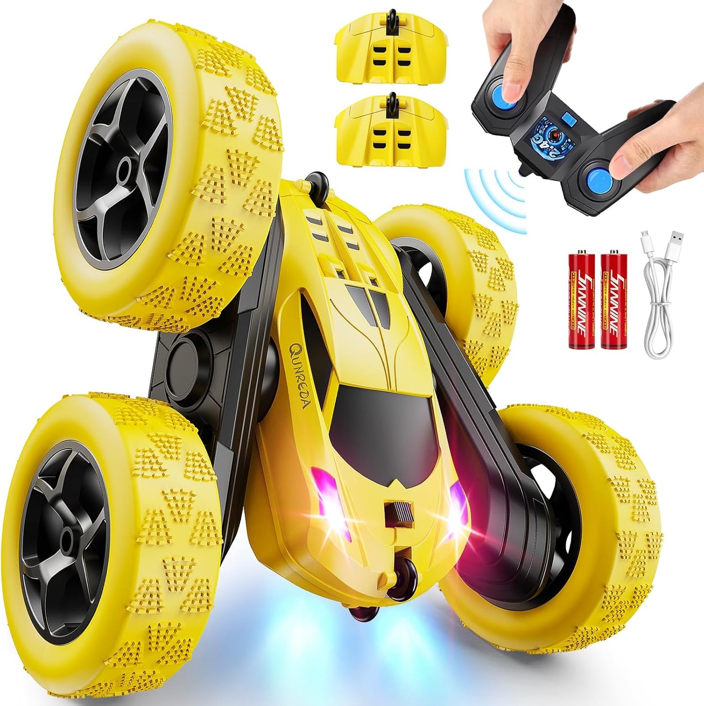 PowerFlip 360 – The All‑Terrain RC Stunt Car with Dual PowerSwap Batteries