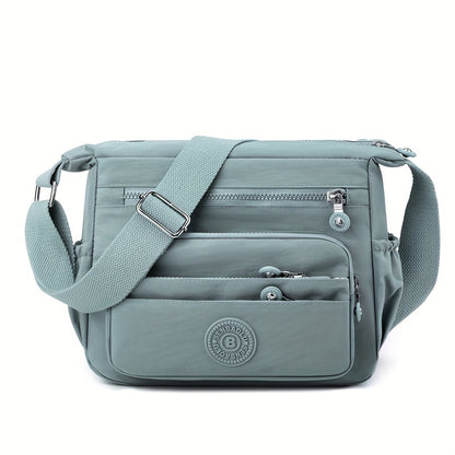 Women’s Multi-Pocket Crossbody Bag with Adjustable Strap
