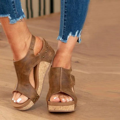 Ergonomic Open-Toe Sandals with Adjustable Straps