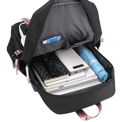 Pusheen Backpack – Large Capacity School Bag for Laptop & Travel