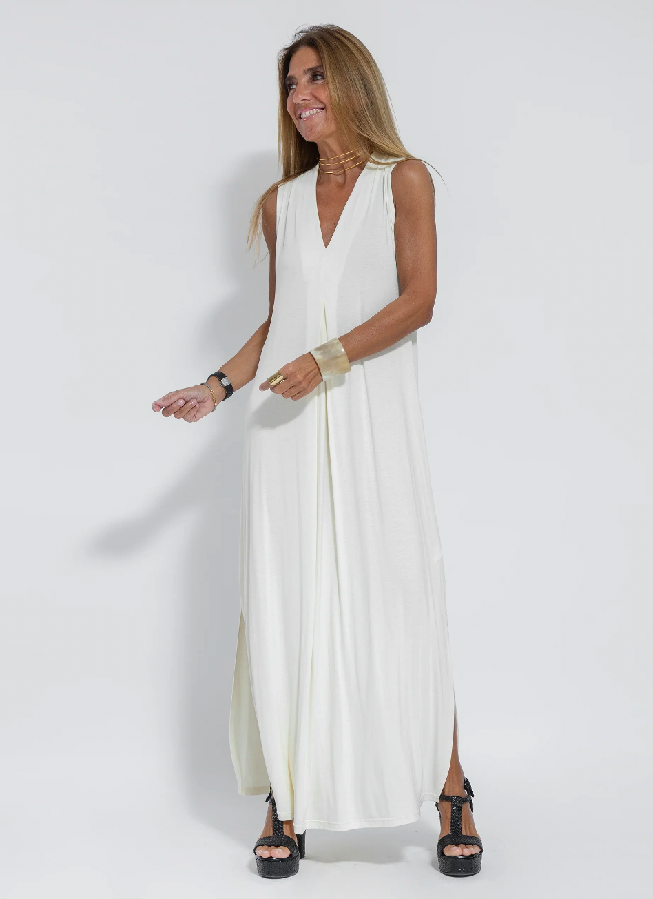 Chic AYANIA Dress & Vest Set