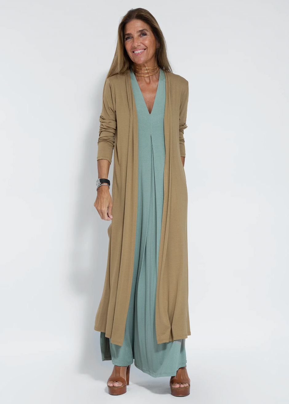 Chic AYANIA Dress & Vest Set