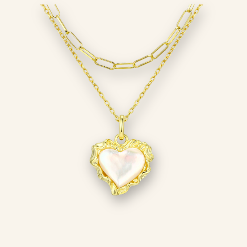 Luxury Double-Layer Heart Necklace