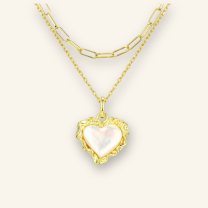 Luxury Double-Layer Heart Necklace