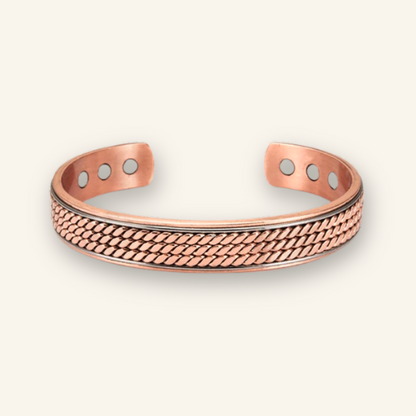 Twisted Pure Copper Bracelets for Men