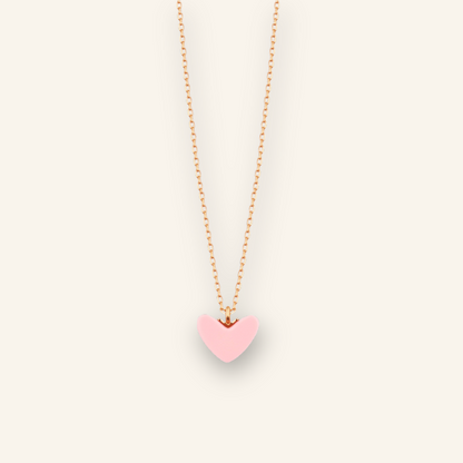 Scarlet Charm Heart Necklace