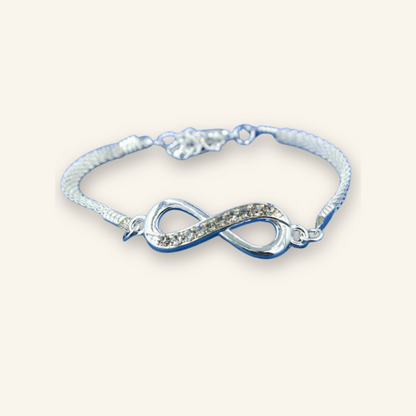 Twinkling Love Infinity Chain Bracelet