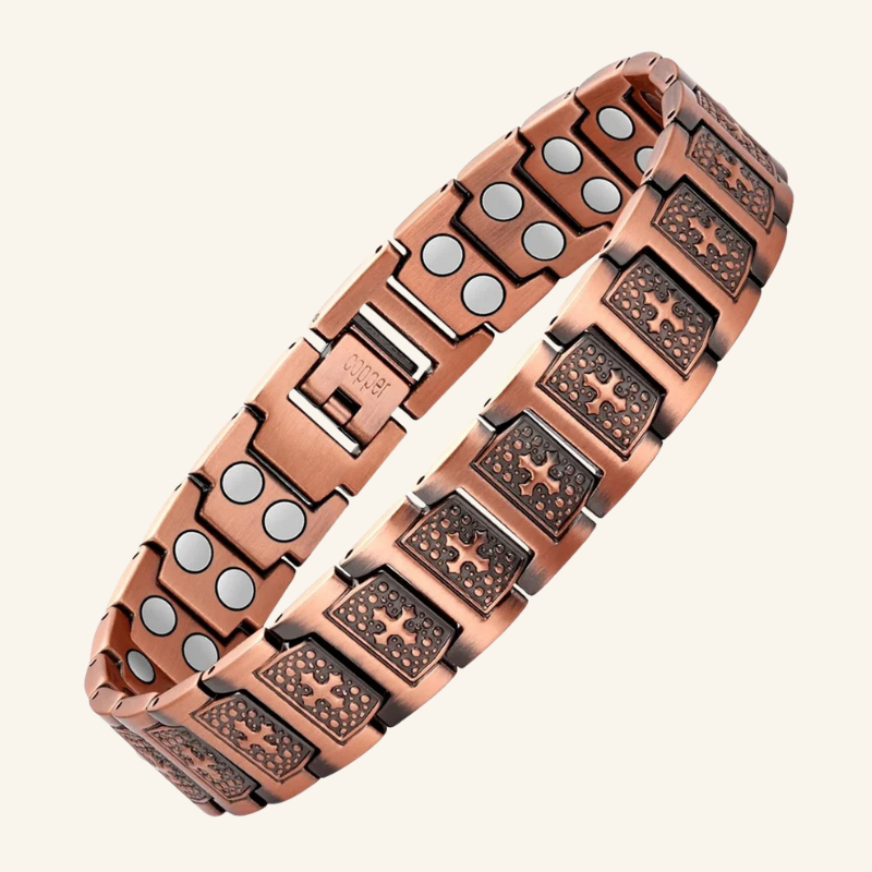 Vintage Magnetic Copper Bracelet for Men