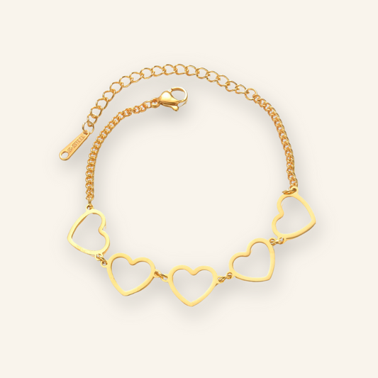 Romantic Bohemia Love Heart Bracelet