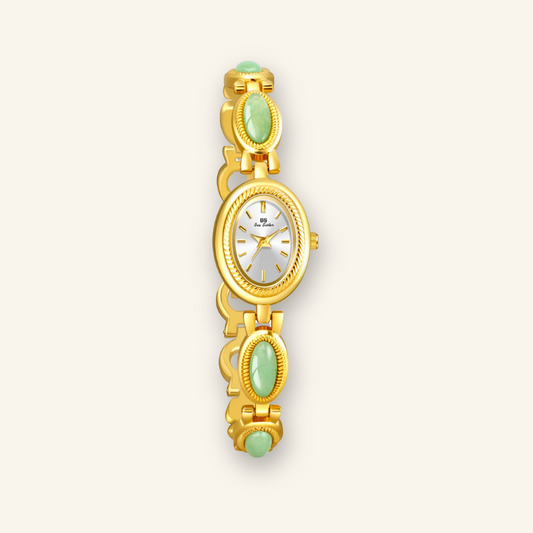 Jade Vintage Gold Watch