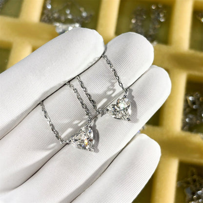 Brilliant Heart Diamond Pendant Necklace