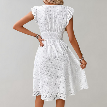 Chic Ruffled Summer Dress for Elegance