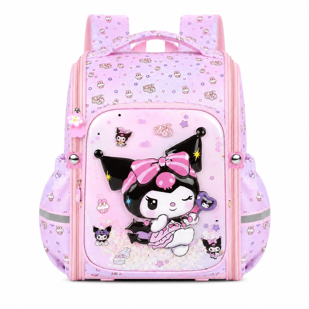 Kuromi Backpack – Hard Shell Spine Protection School Bag