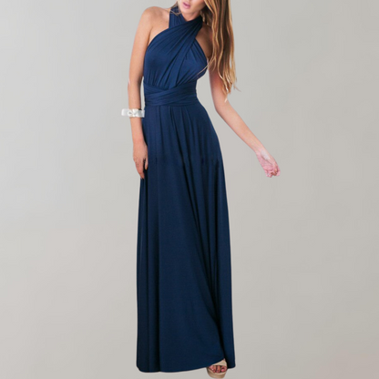 Elegant Women's Maxi Halter Dress