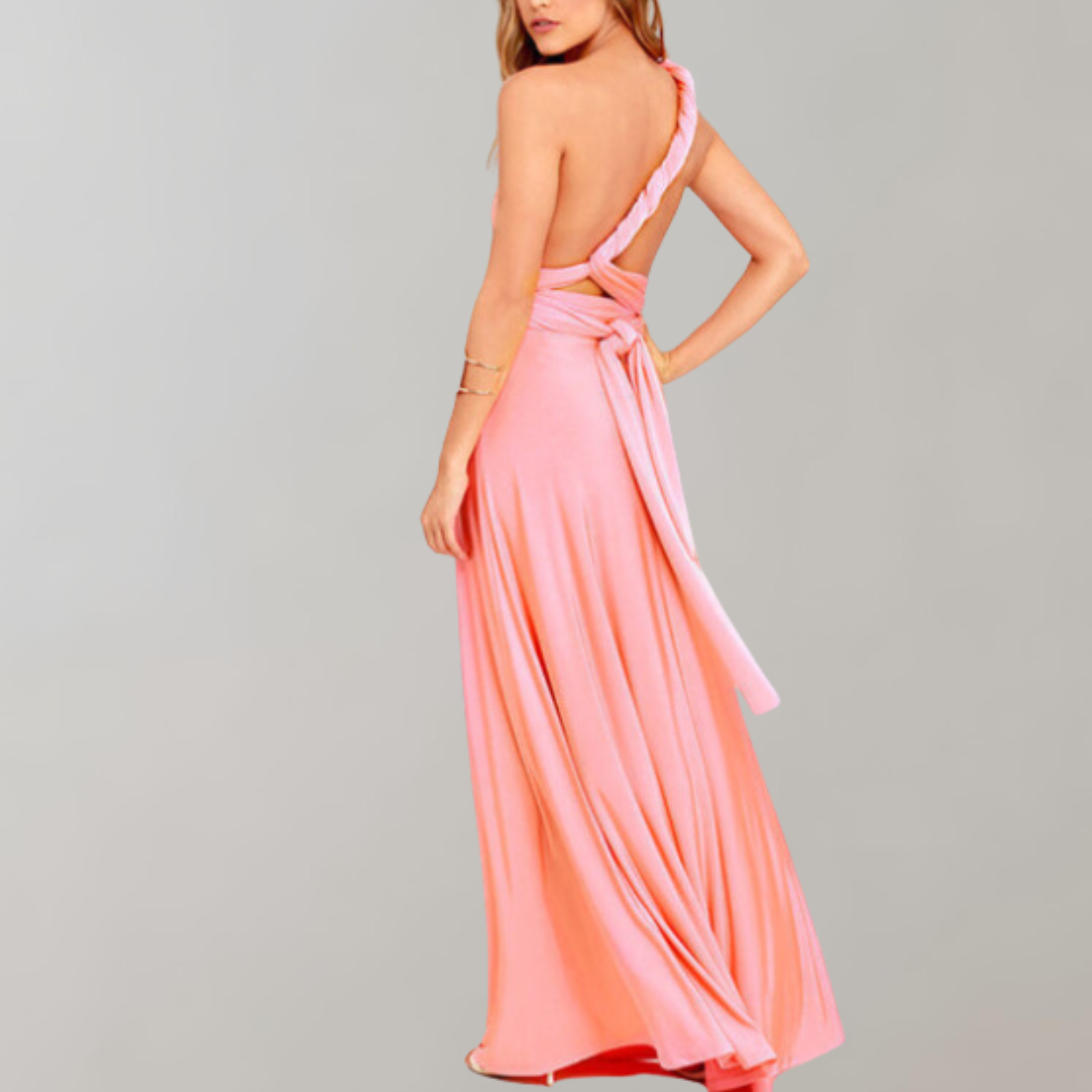 Elegantly Chic Maxi Dress with Waist Belt