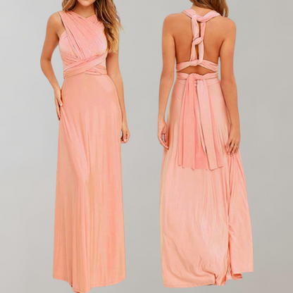 Elegantly Chic Maxi Dress with Waist Belt