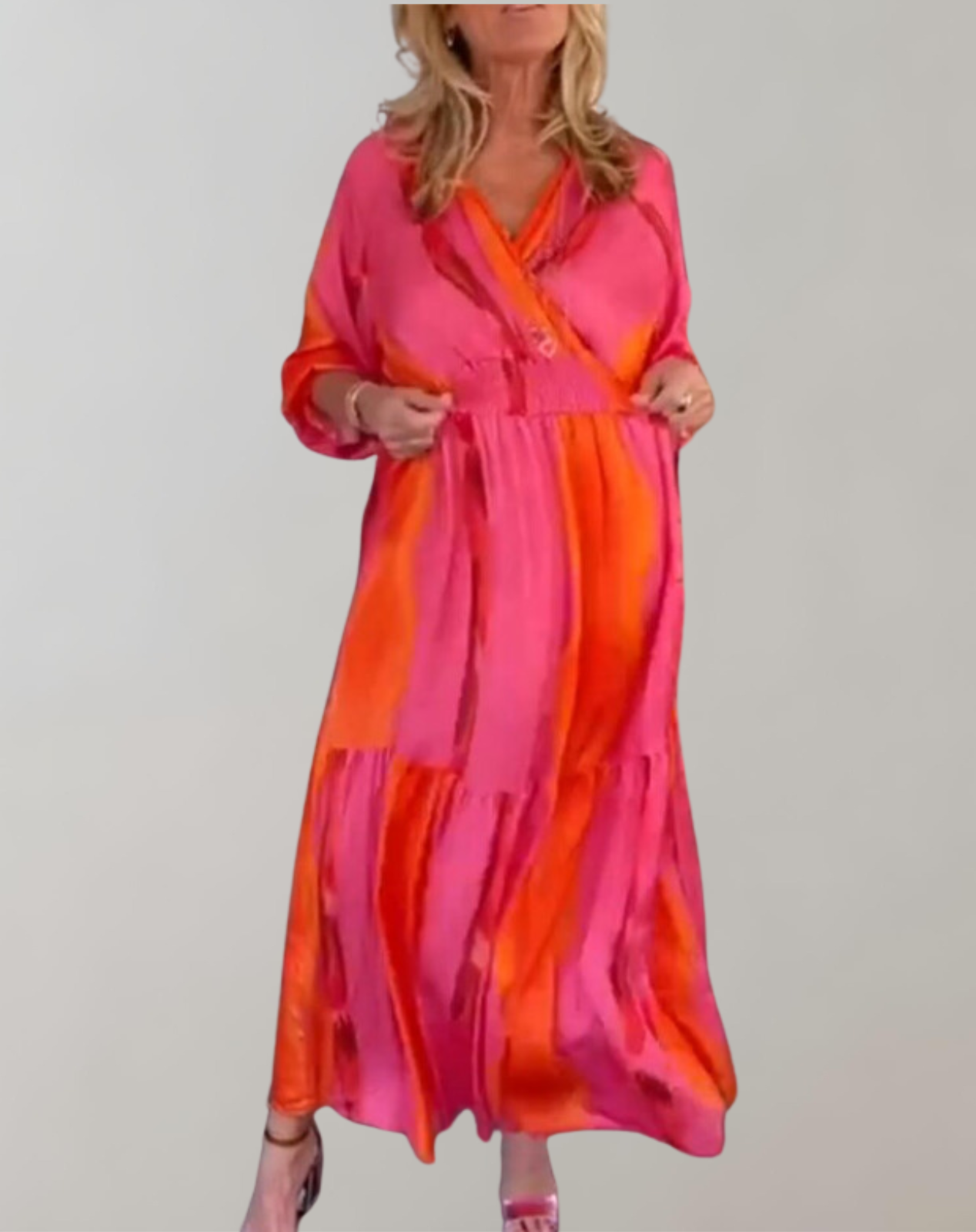 Vibrant Women's Maxi Dress - Elegant & Comfortable