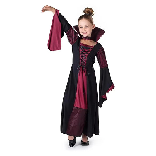 Kids Vampire Costume Dress for Girls