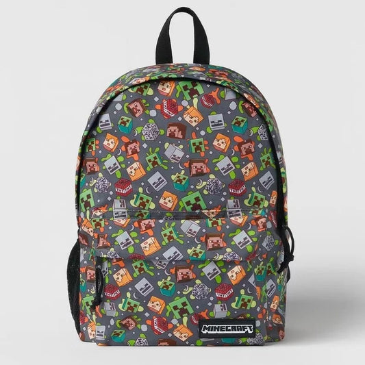 Kids' Cartoon Pattern School Backpack