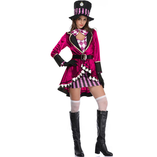 Women's Alice in Wonderland Magician Stage Costume