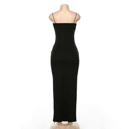 Chic Maxi Dress with Slits - Versatile Style