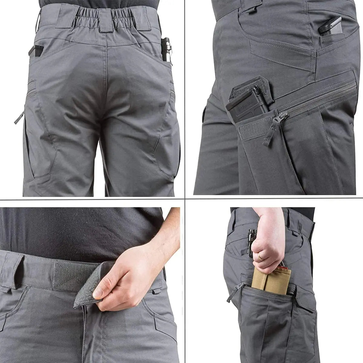 Men’s Waterproof Tactical Shorts – Quick-Dry Cargo Design