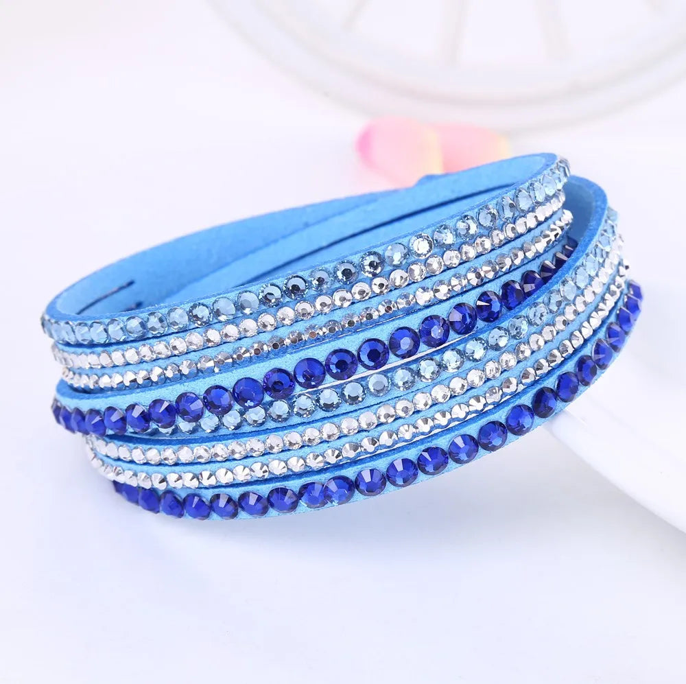 DAZZLE – Multi-Layer Rhinestone Wrap Bracelet