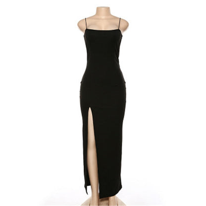 Chic Maxi Dress with Slits - Versatile Style