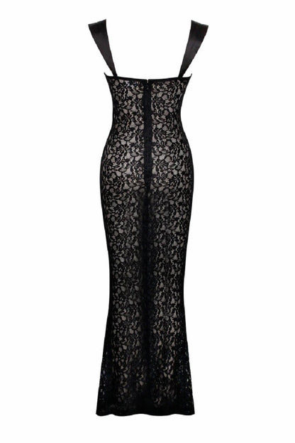 Elegant Lace Maxi Dress for Special Occasions