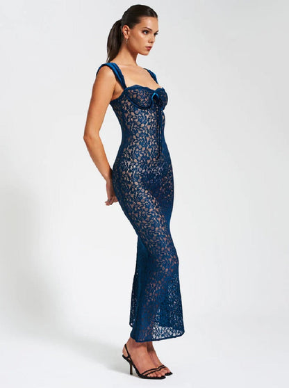 Elegant Lace Maxi Dress for Special Occasions