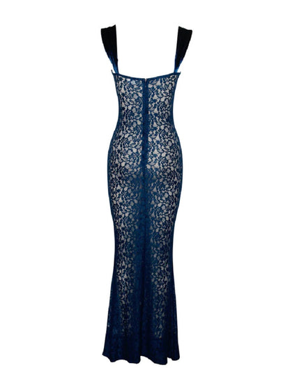 Elegant Lace Maxi Dress for Special Occasions