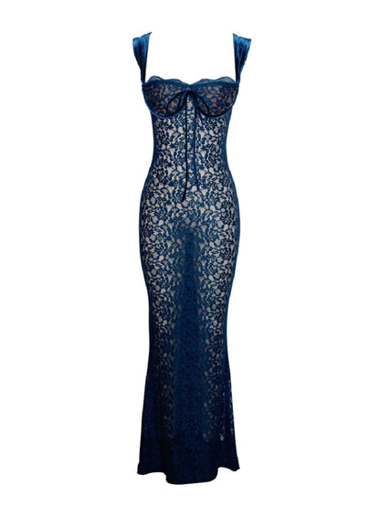 Elegant Lace Maxi Dress for Special Occasions