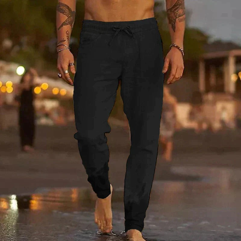 Men's Relaxed Fit Summer Pants for Warm Weather Comfort