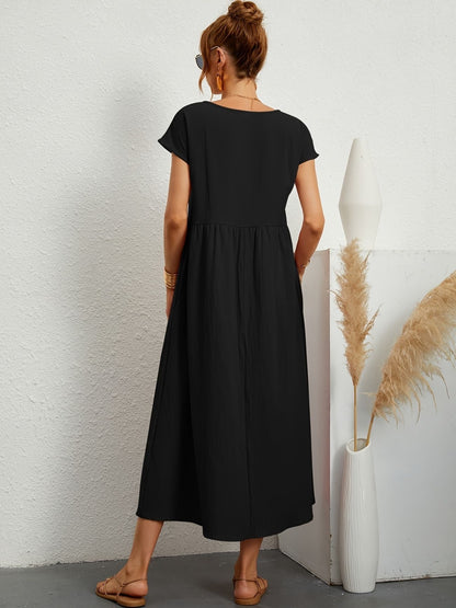 Chic Spring Camille Round Neck Dress