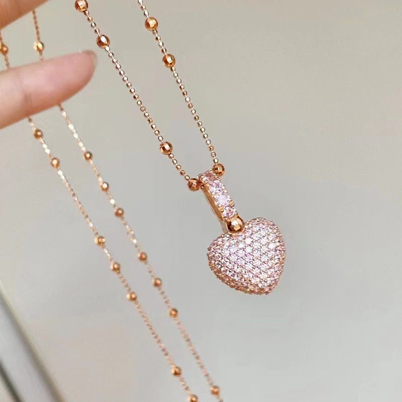 Radiant Love Heart Pendant Necklace