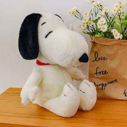 Cute Snoopy Lying Dog Plush Pillow Toy