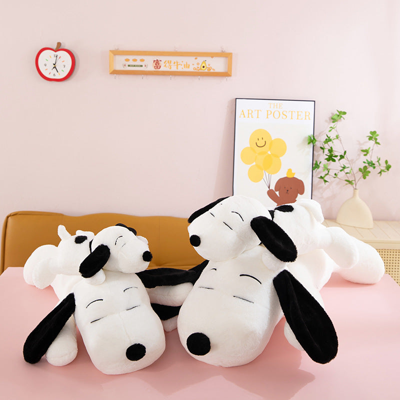 Cute Snoopy Lying Dog Plush Pillow Toy