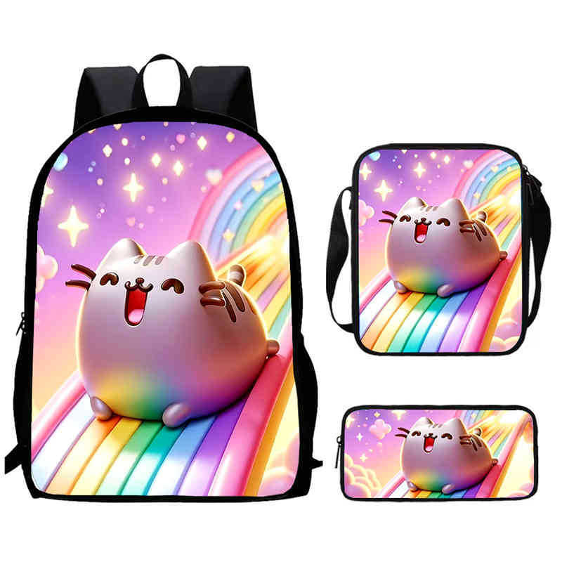 Pusheen 3 Piece Set - Vibrant Rainbow