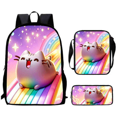 Pusheen 3 Piece Set - Vibrant Rainbow