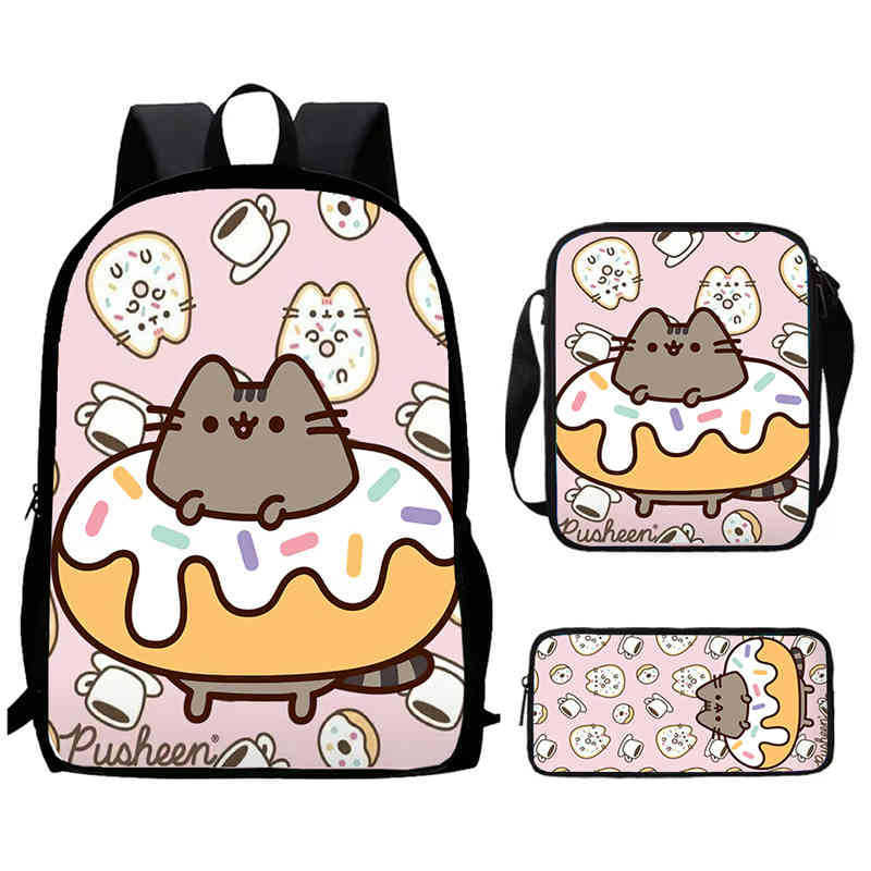 Pusheen 3 Piece Set - Pink Donut