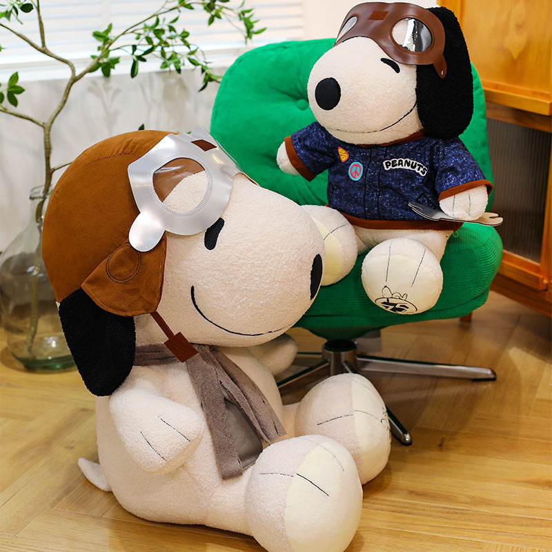 Snoopy Plush Toy – Pilot & Repairman Styles, Soft & Cuddly
