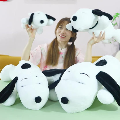 Cute Snoopy Lying Dog Plush Pillow Toy