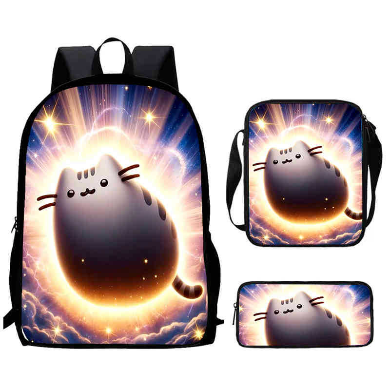 Pusheen 3 Piece Set - Black Cosmic