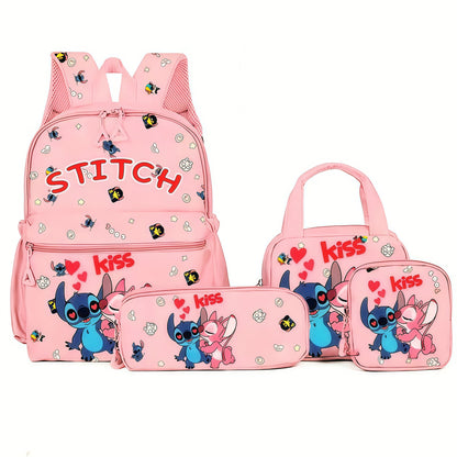 Stitch backpack set - Pink