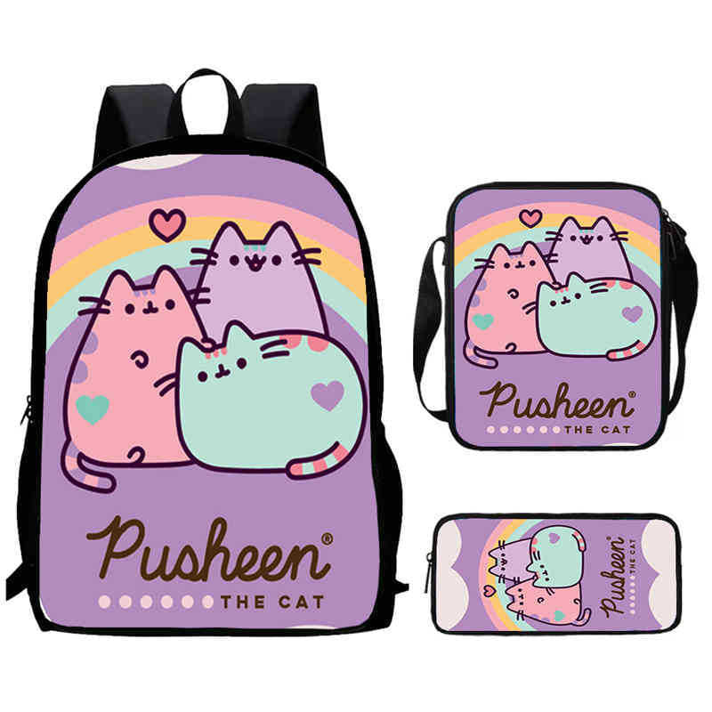 Pusheen 3 Piece Set - Purple Classic