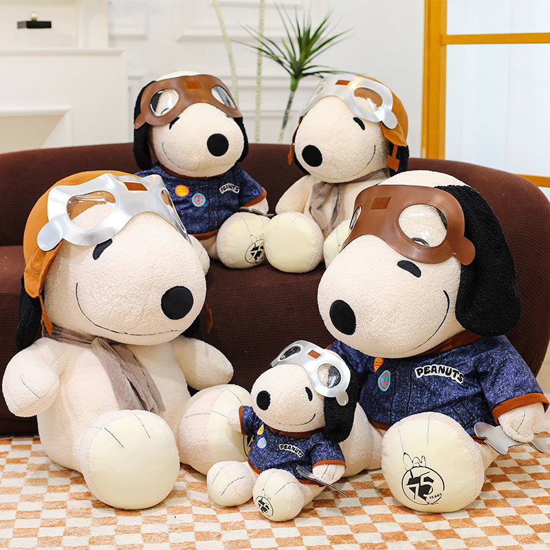 Snoopy Plush Toy – Pilot & Repairman Styles, Soft & Cuddly
