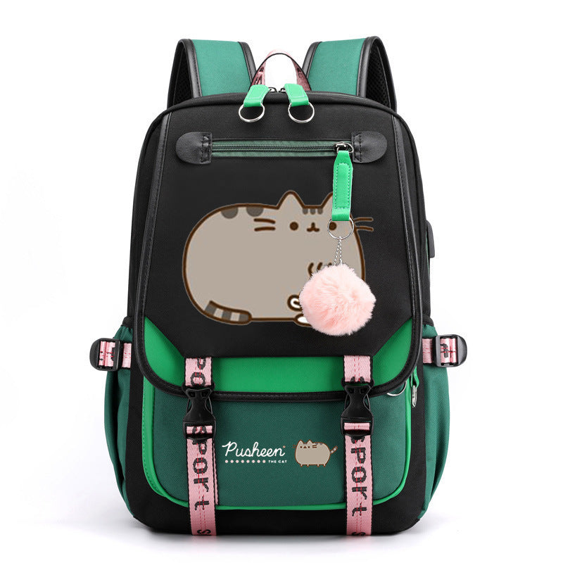 Pusheen Backpack - Green