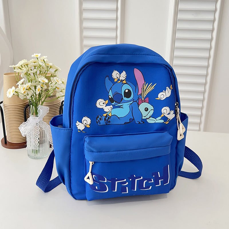 Stitch cartoon kids backpack - Blue