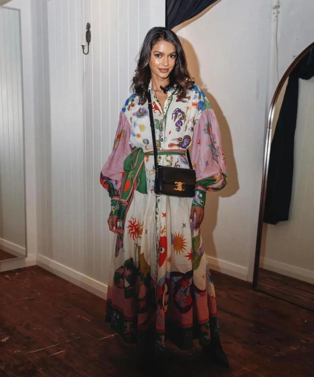 Elegant Italian Maxi Dress - Summer Essential