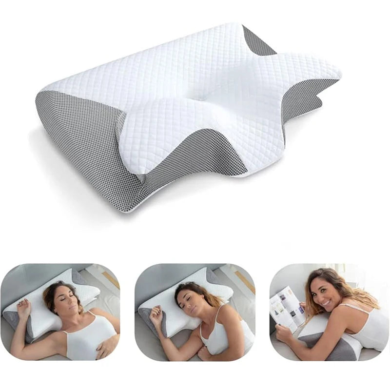 Ergonomic Memory Foam Neck & Cervical Pillow